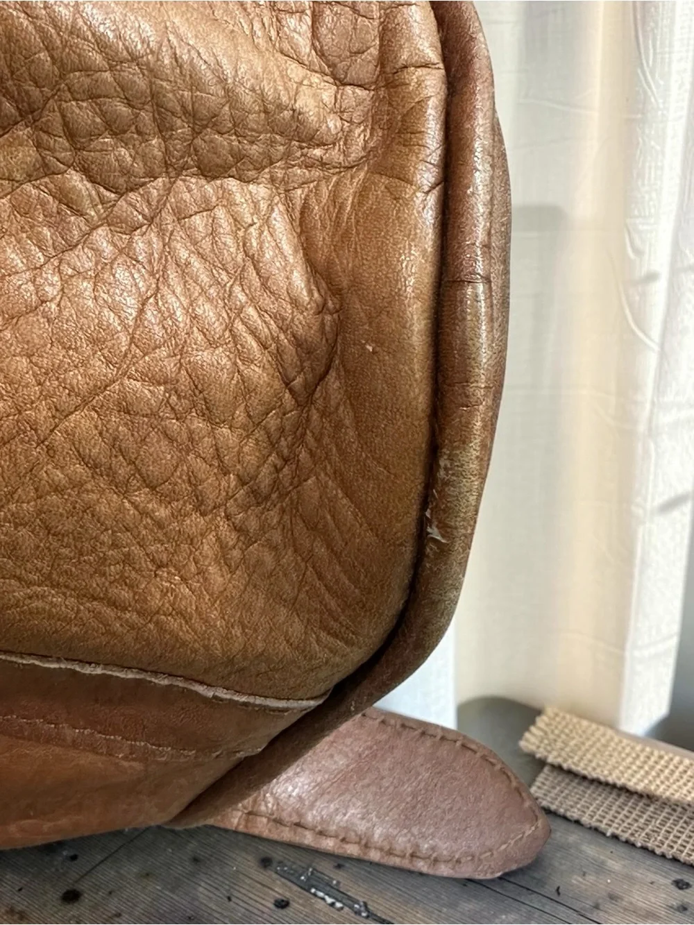 Genuine Leather Small Backpack/Handbag.